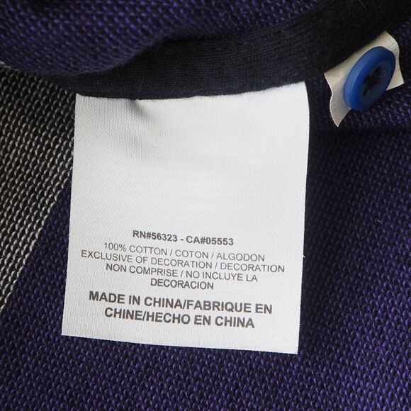 Nike Grand Slam Pinwheel Colorblock Striped Polo 376781-405 Men's XXL - Picture 5 of 7